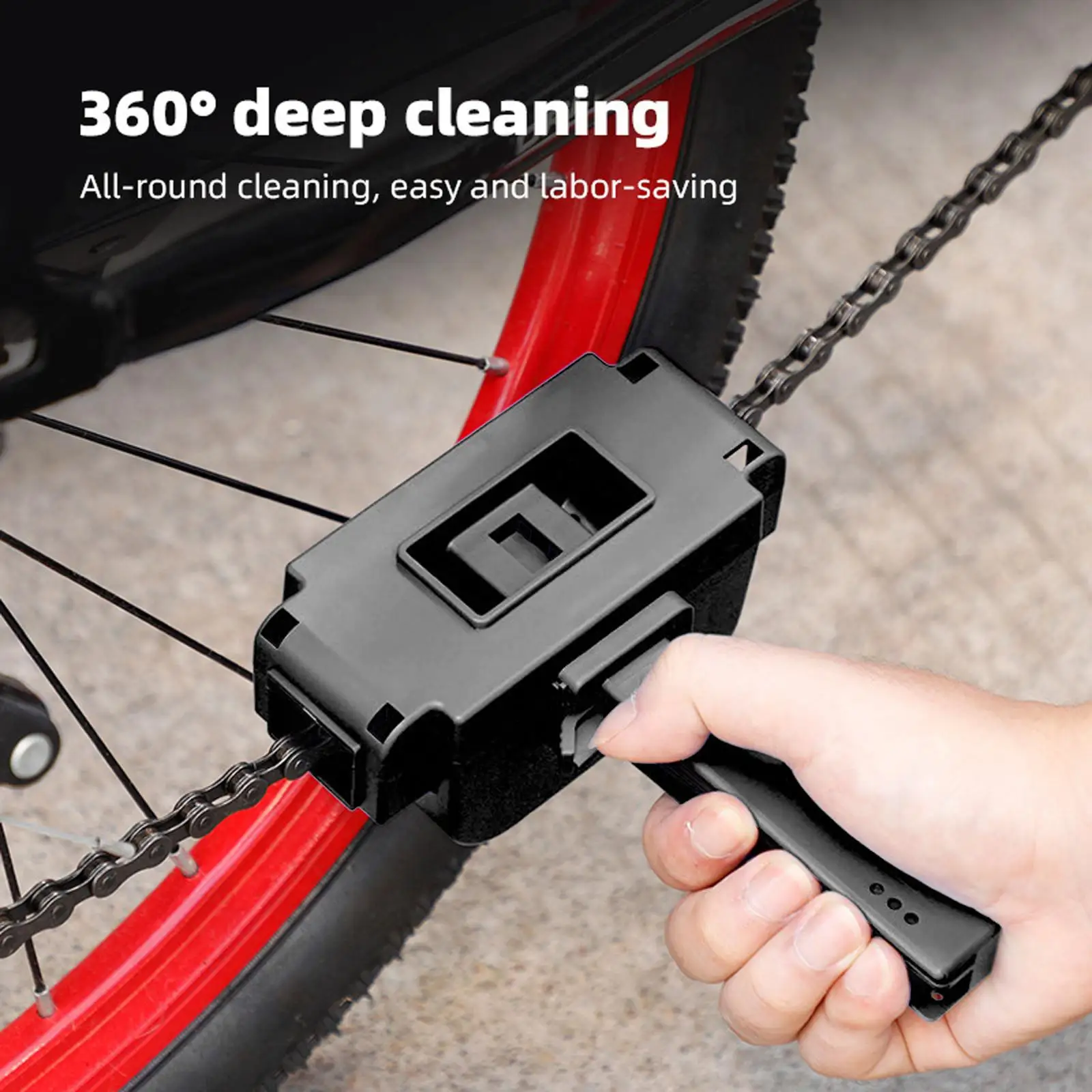 Cleaning Brush Tool Motorcycle Road Bike Gear Bike Chain Cleaner Scrubber