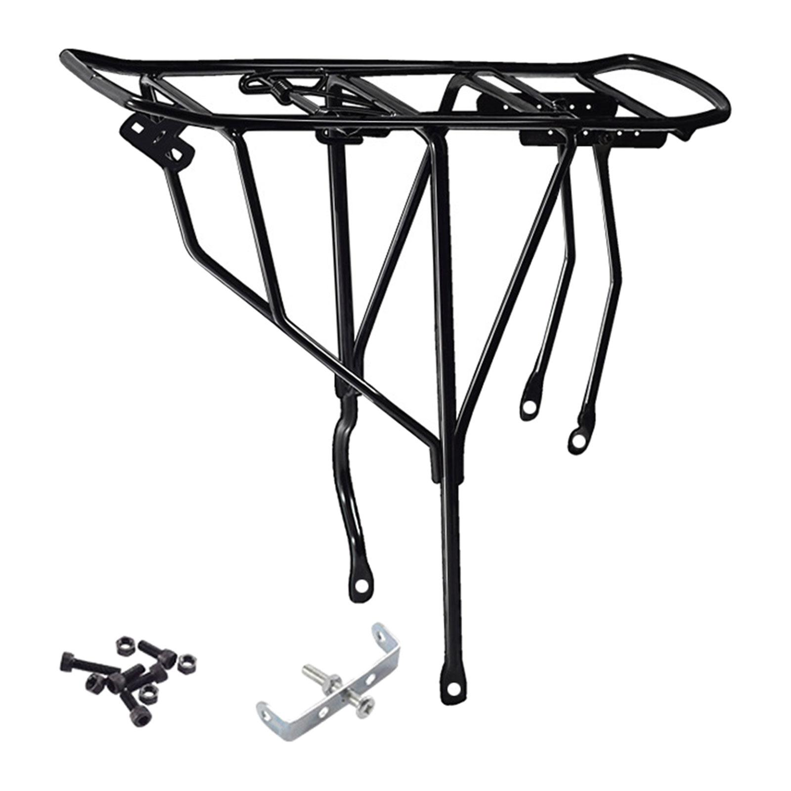 Bicycle Rear Cargo Rack, Rear Bike Rack, 250kg Heavy Duty Back Seat, Mountain Bike Steel Sturdy Bicycle Rear Cargo Rack