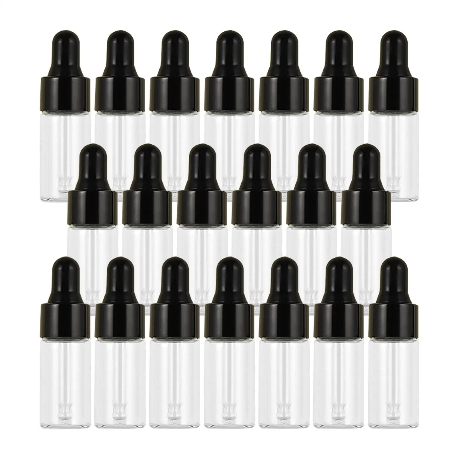 20x Glass Dropper Bottles with Eye Droppers Leakproof for Perfume Oils