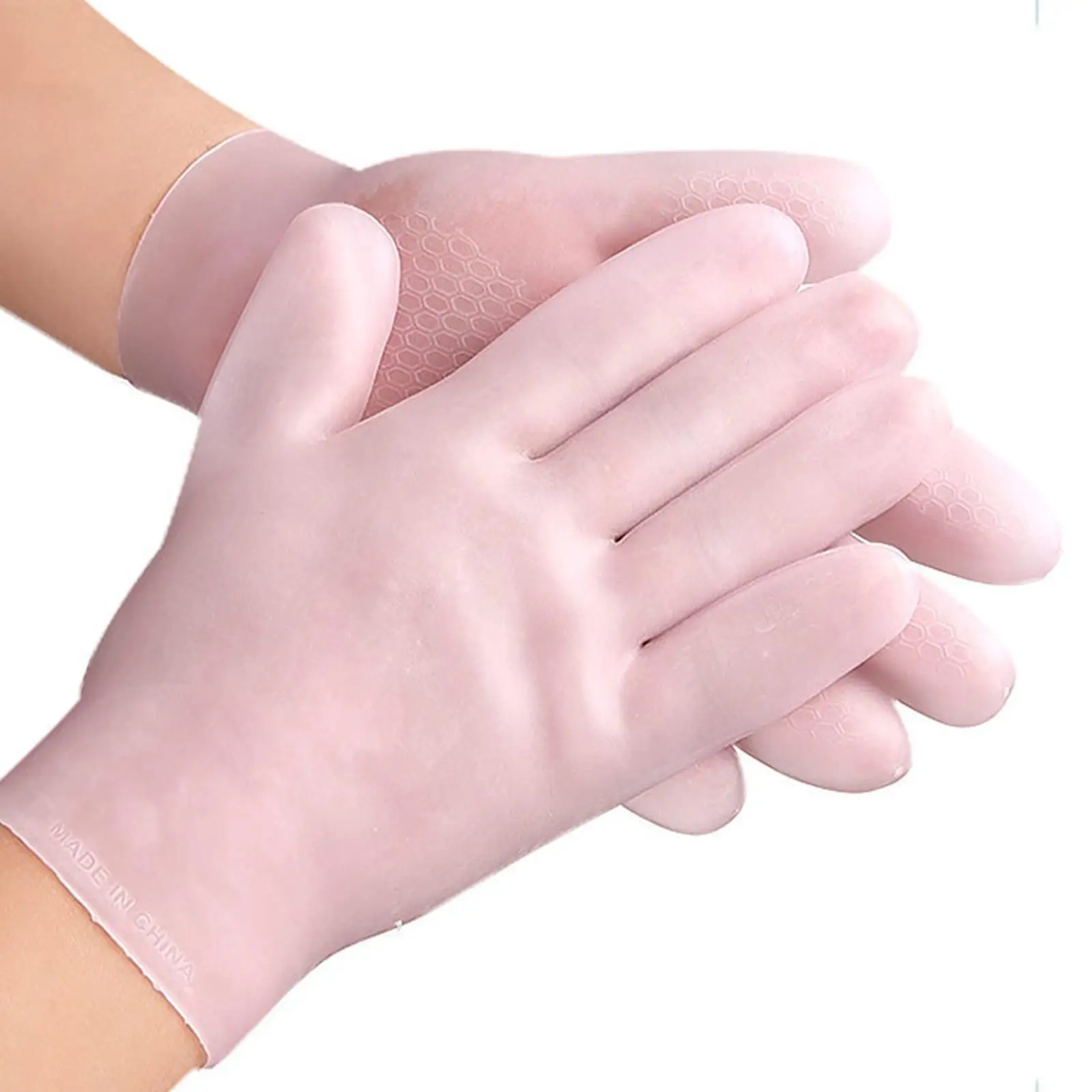 2x Moisturizing SPA Gloves Callus Remover Elastic Cuff Overnight Hand Care Gel Waterproof for Cuticles Dry Skin Eczema Women Men