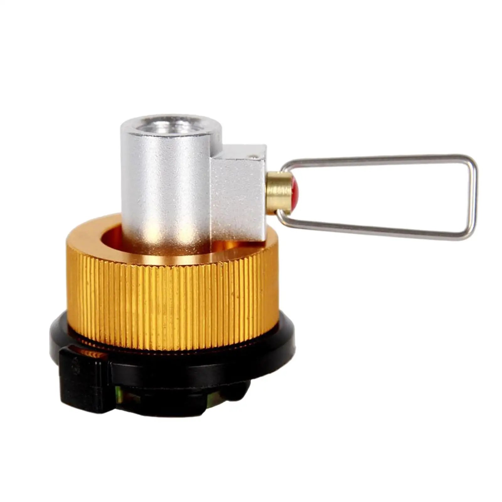 Portable Refill Adapter Gas Converter Fuel Vent Valve Accessories Coupler Cylinder for Output Fishing Hiking