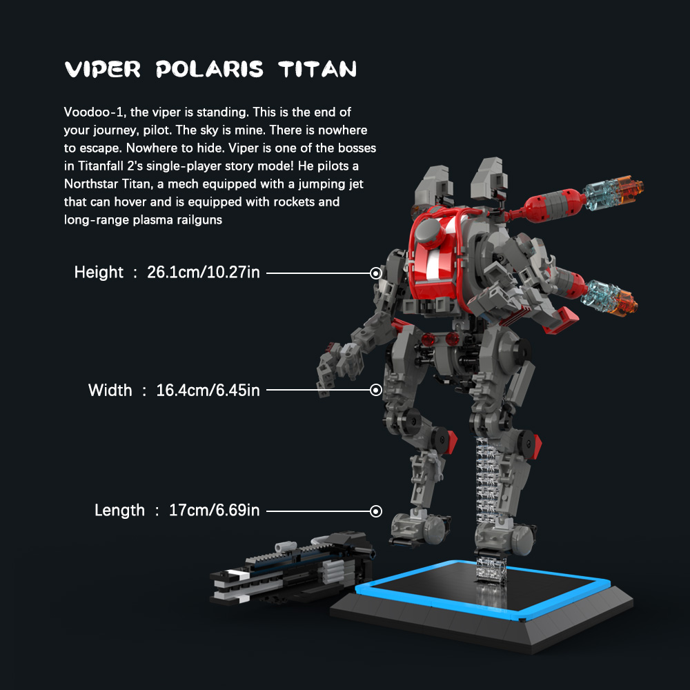 Northstar Titan - Titanfall 2  Lego titanfall, Lego robot