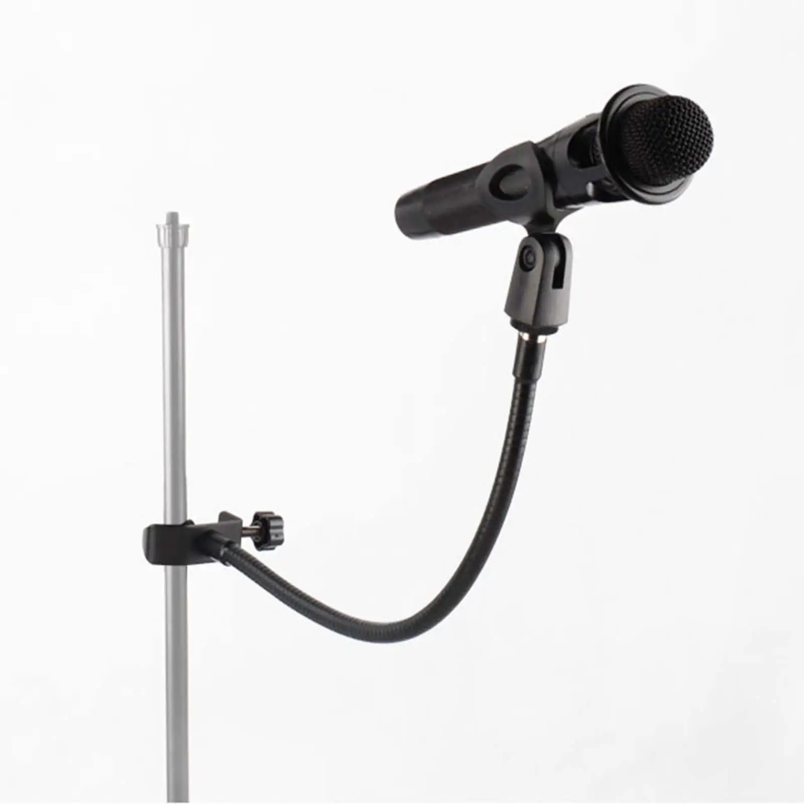 Mic Clip Holder Universal Hose Shelves Microphone Arm Stand Desk Mic Stand