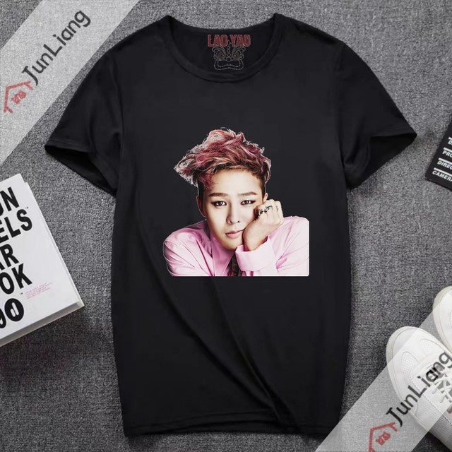 アイドル T shirt g dragon Kwon Ji Yong 90s Vintage Clothes G-DRAGON Graphic T Shirts