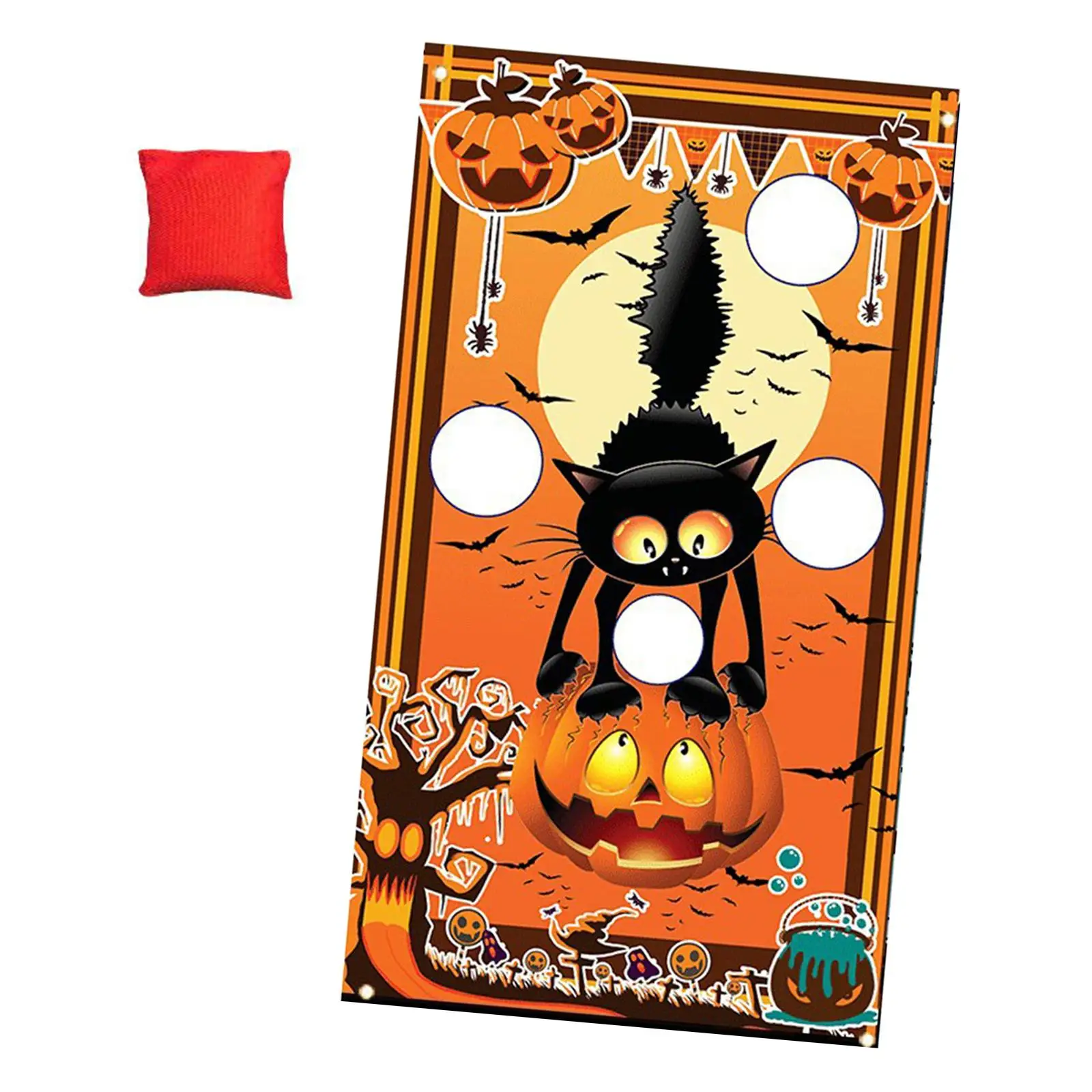 Halloween Toss Game Camping Game Toss Games Banner Set for Party Halloween Outside Yard