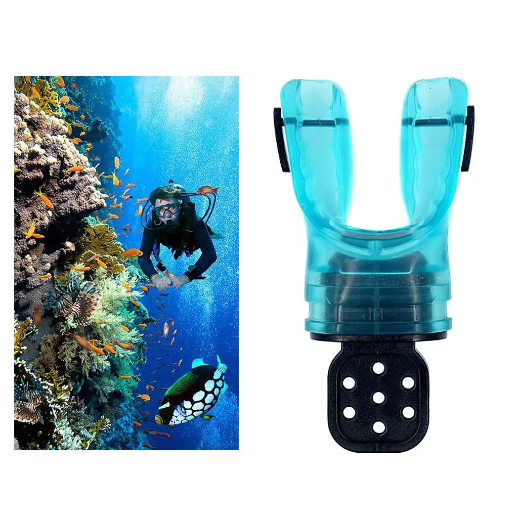 Comfort Silicone Scuba Diving Snorkeling Moldable Bite Mouthpiece Adjuster Accessories,  Jaw Fatigue And Increase Comfort