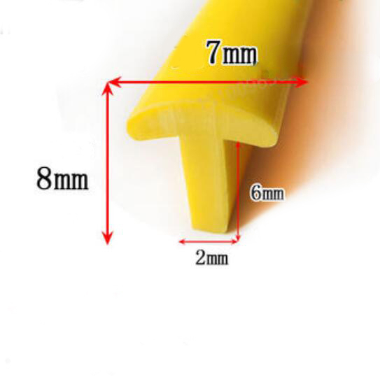 Description Picture 4 of itemT type sun room sealing strip cable trench rubber strip electric box electric cabinet gap filling strip rubber profile