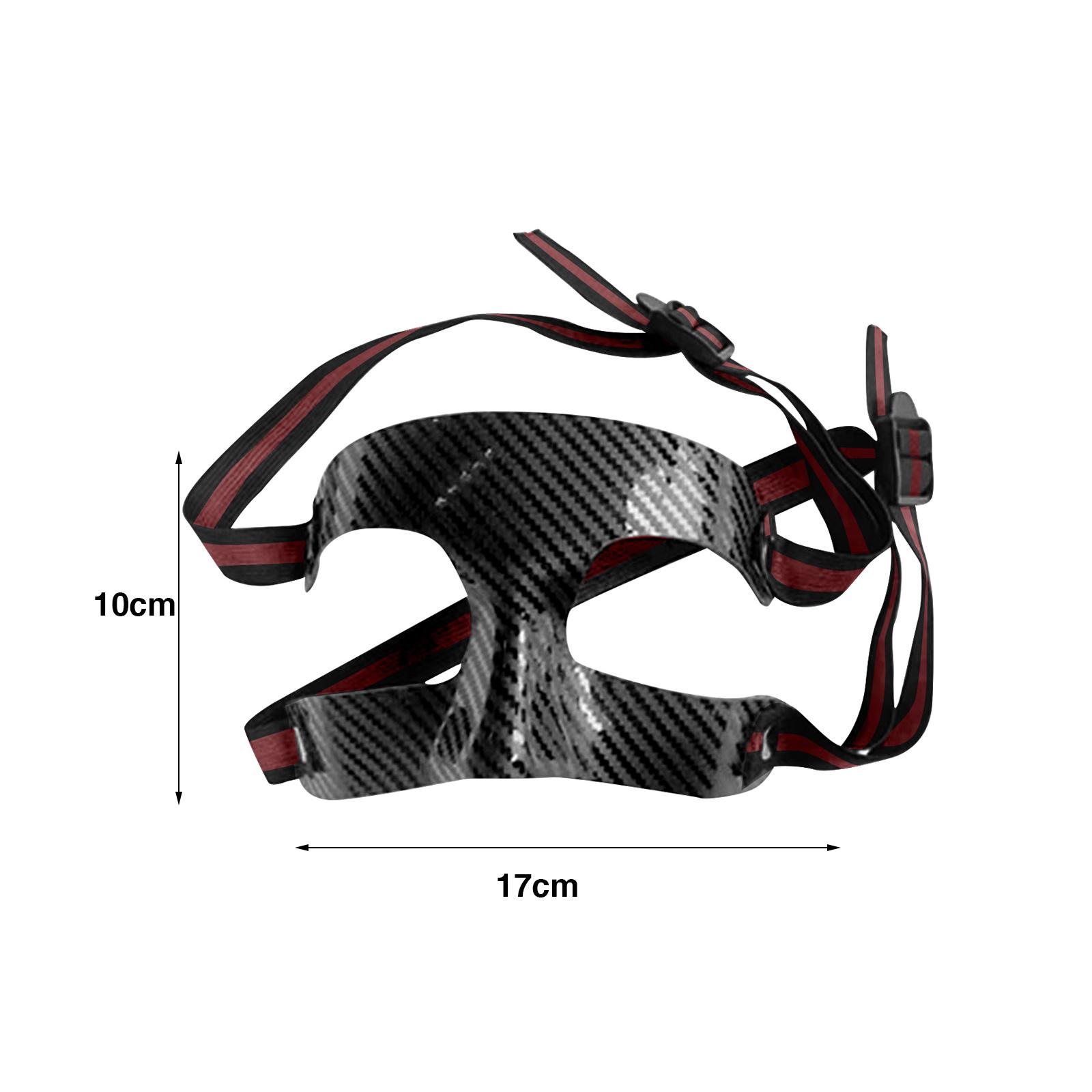 Adjustable Basketball Mask Face Protector Facial Cover Breathable Exercise Nose Guards Face Shield Mask for Women Men Gym