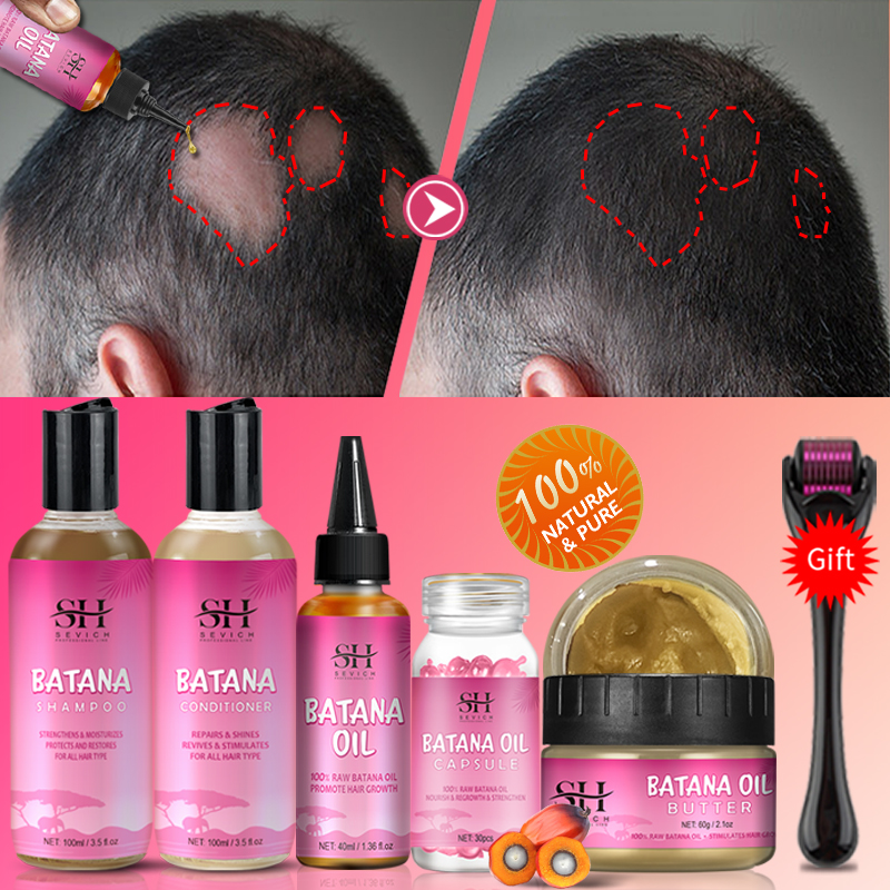 Best of 5pcs Pure Batana Oil Hair Growth Set Honduras Batana Anti Hair Loss Hair Mask Break Hair Regrowth Treatment For Black Men Women Reviews & Tips