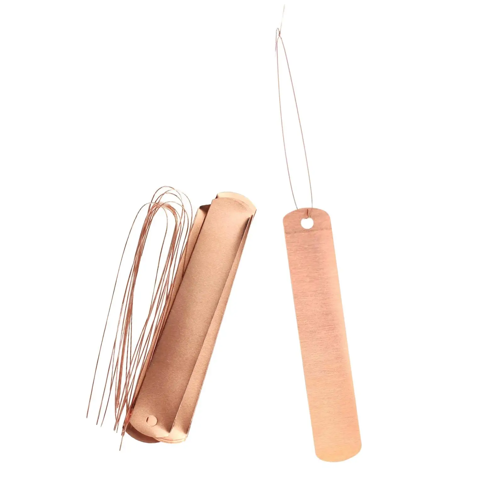 Copper  Labels Long Reusable Garden Tags Planting Marker with Ties