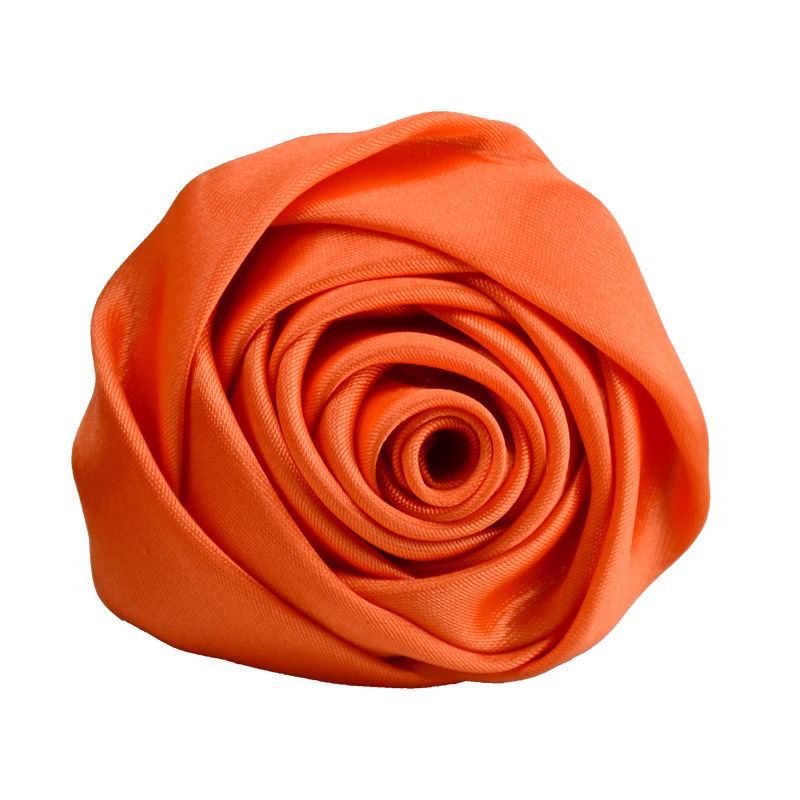 4PCS/lot 5.5cm Satin Fabric Handmade Three-Dimensional Simulation Rose Bud Wholesale DIY Jewelry Shoes And Hat Accessories