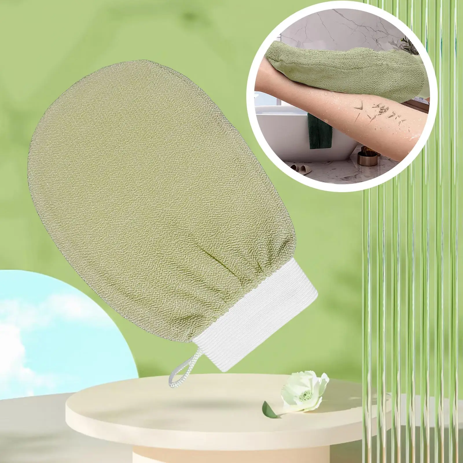 Bath Glove Scrubbing Gloves Skin Cleanser Shower Gloves for Bath Shower