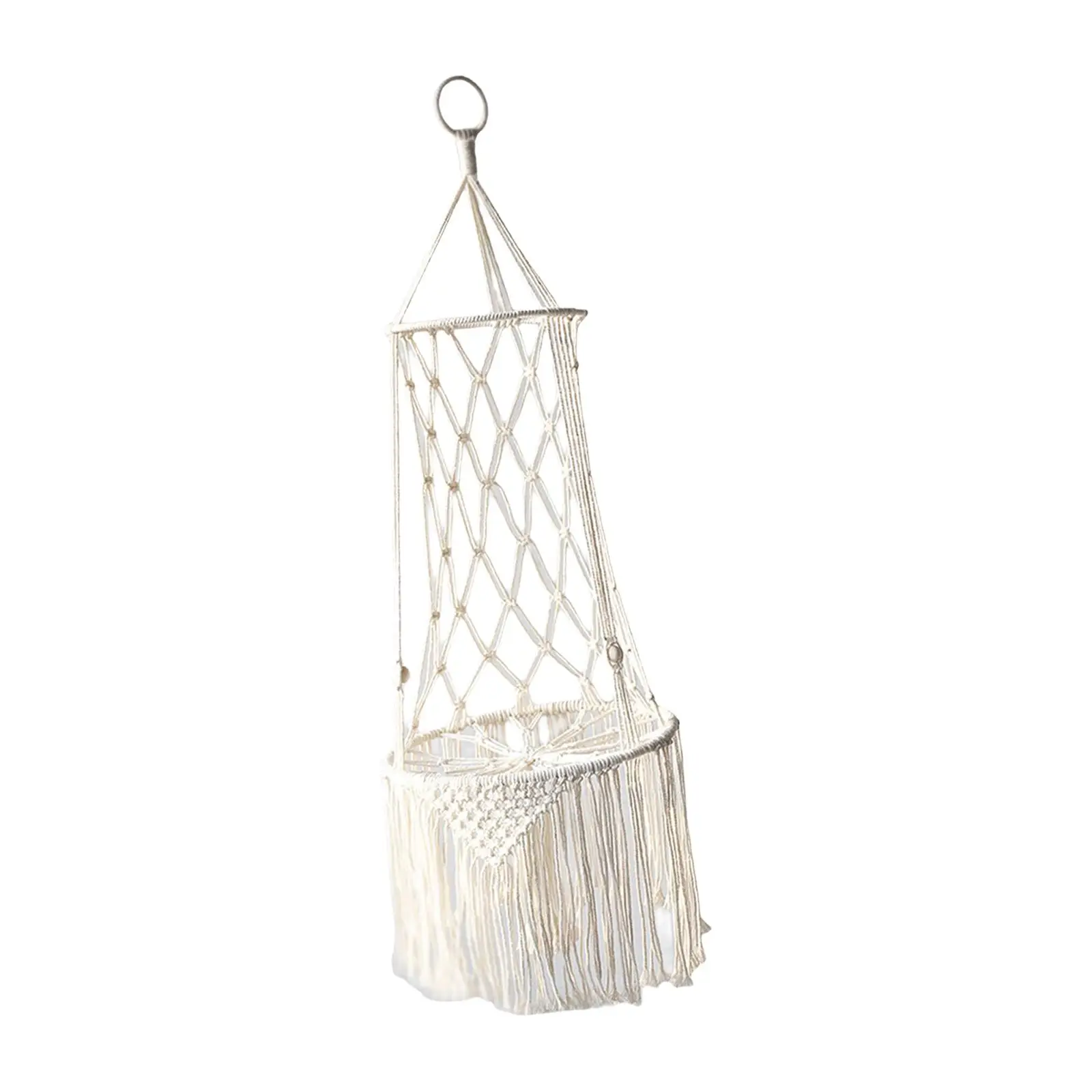 Macrame Cat Hammock Decorative Boho Tapestry Gifts Hand Woven Tassel Hanging Pet Swing Bed House for Indoor Outdoor Wall