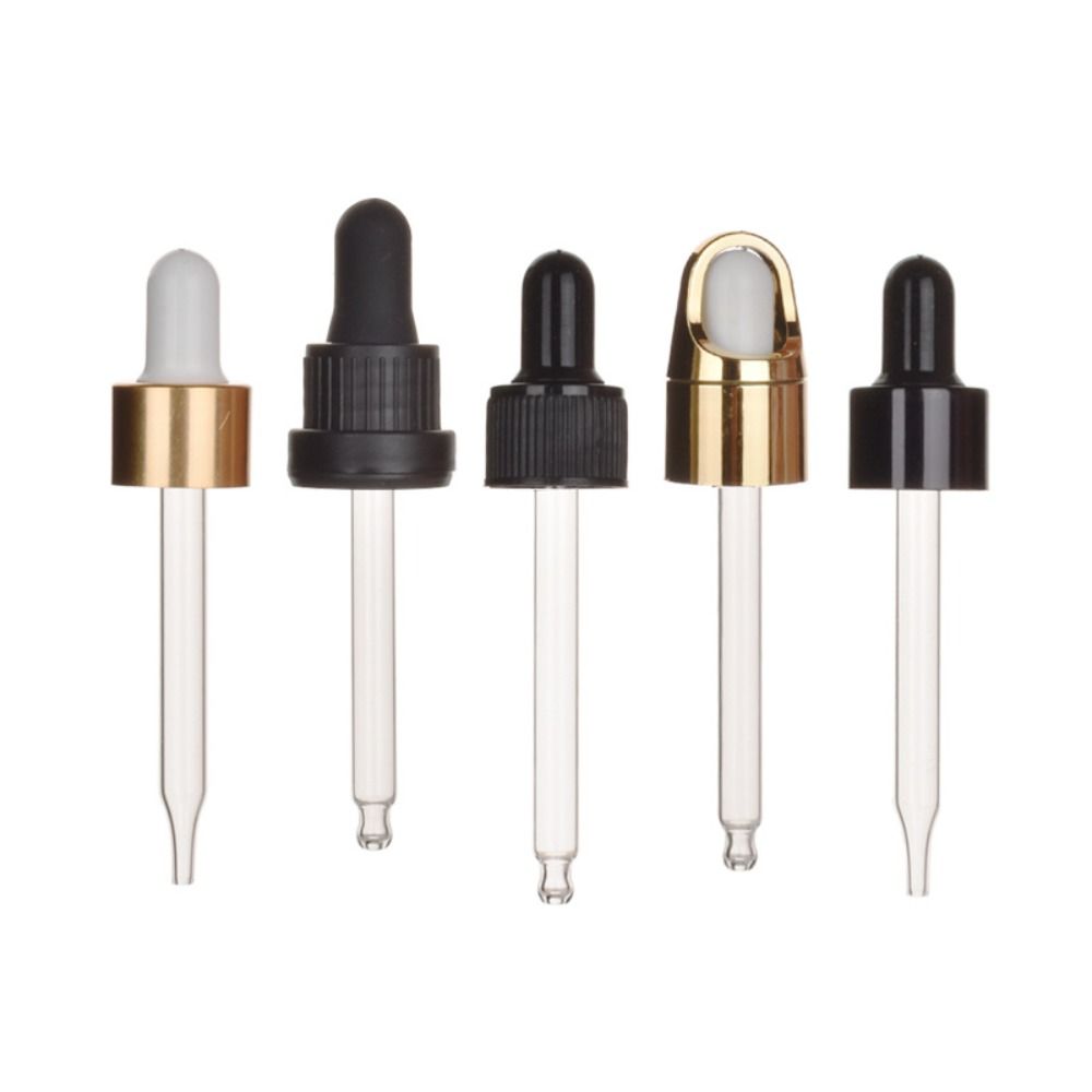 Best of 5Pcs 10 / 30 / 50ml Essential Oil Dropper Bottle Cap Plastic Glue Cover Glass Tube Dropper Pipette Essential Oil Bottle Lid 18-415 Reviews & Tips