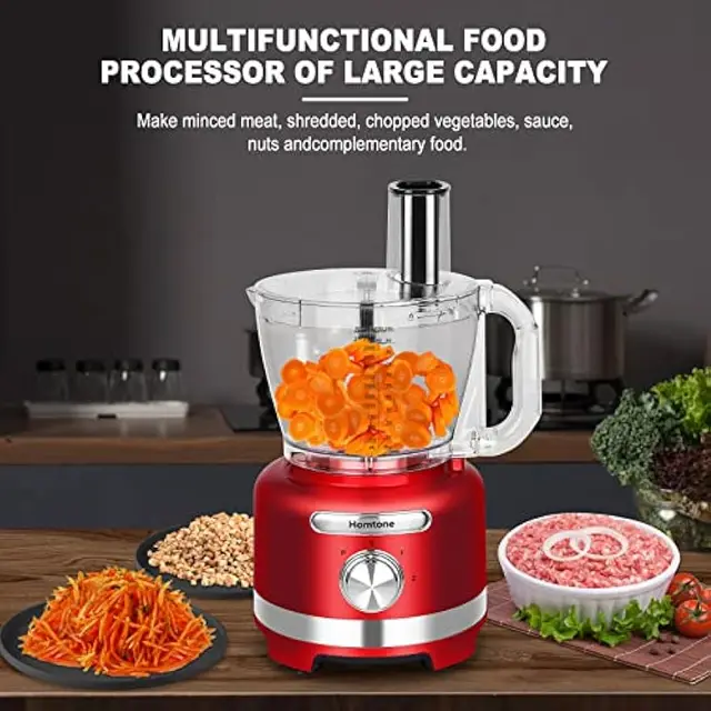 Cup Food Processor, 6 Functions for Chopping, Slicing, Shredding Purees &  Dough - AliExpress