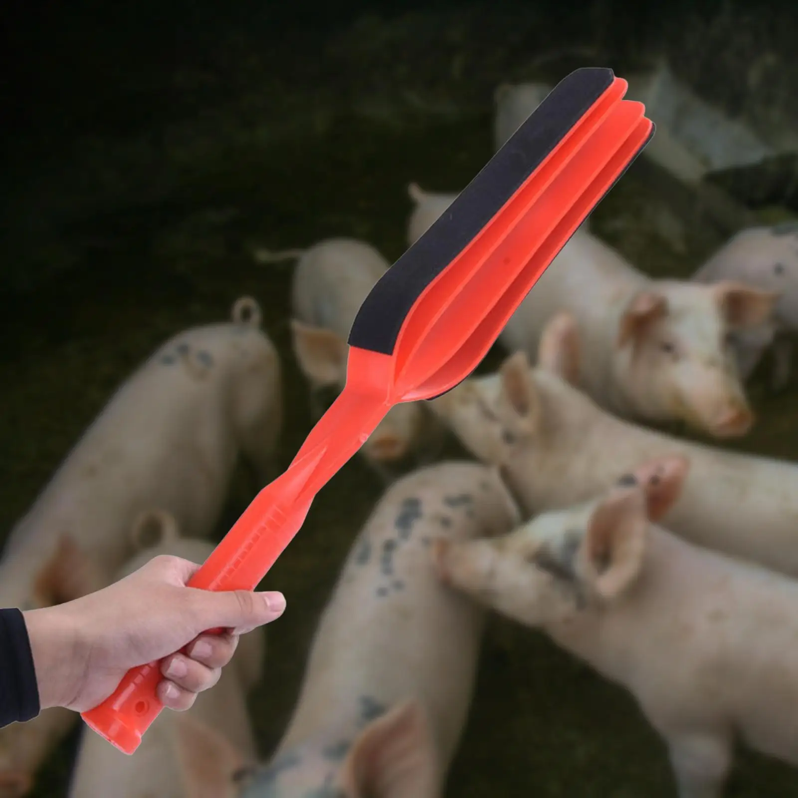 Hand Held Cattle Prod Sheep Ranch Care Handling Supplies Livestock Prod Pigs Prod Wand Cows Prod for Farm Patio Goats Garden