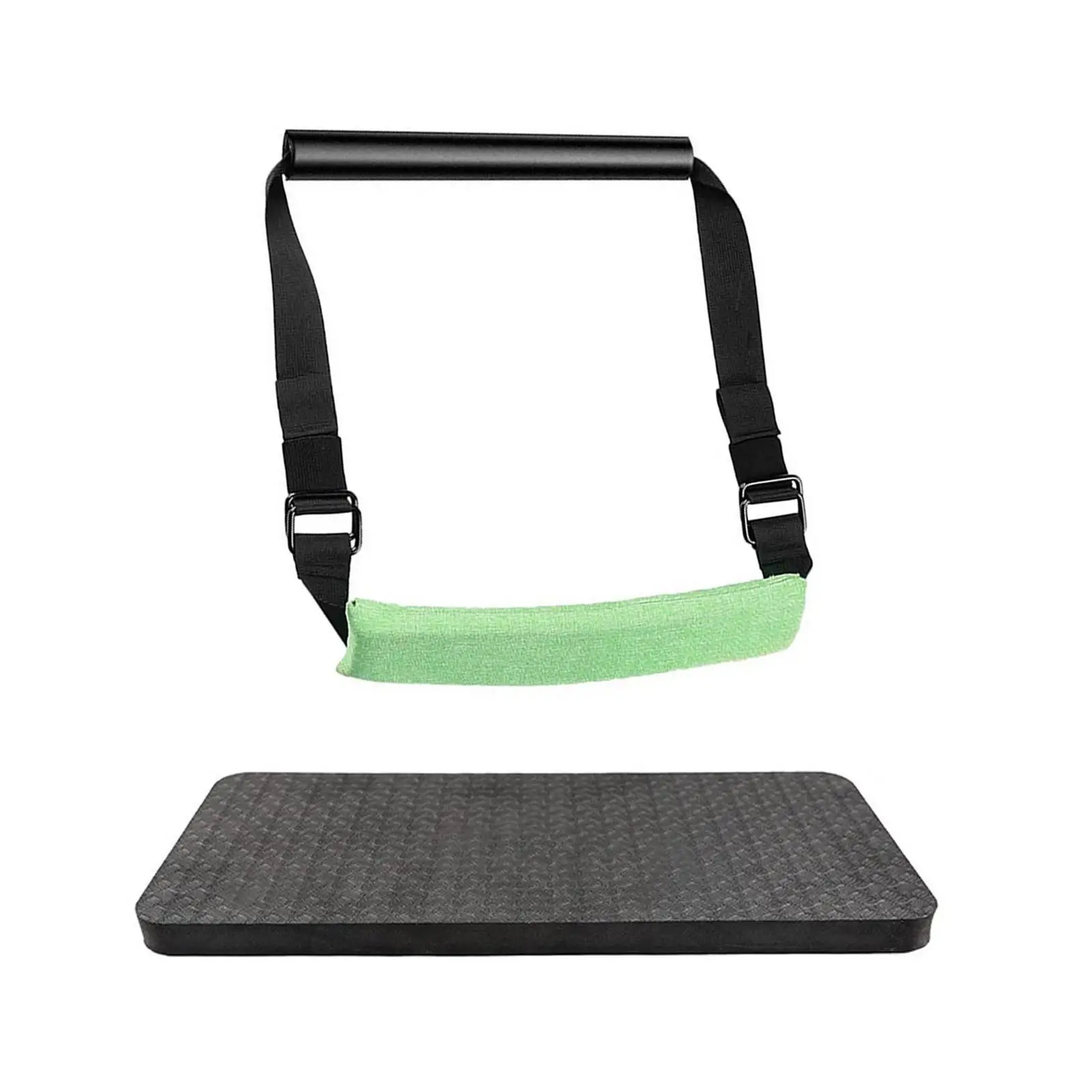 Hamstring Curl Strap for Door Anchor Abdominal Padded Foot Holder for Workout Unisex Adults Home Gym Fitness Strength Training