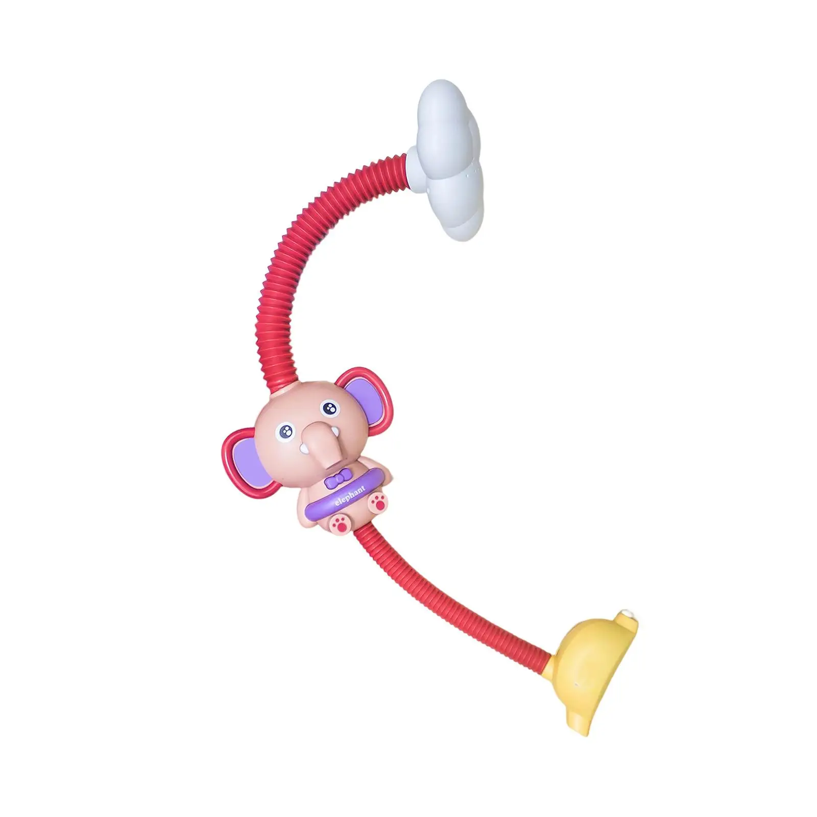 Bath Toy Water Squirt Spraying Water Toy Bathtub Toys Elephant Water Pump Electric Shower Sprinkler for Bathroom Toddles Kids
