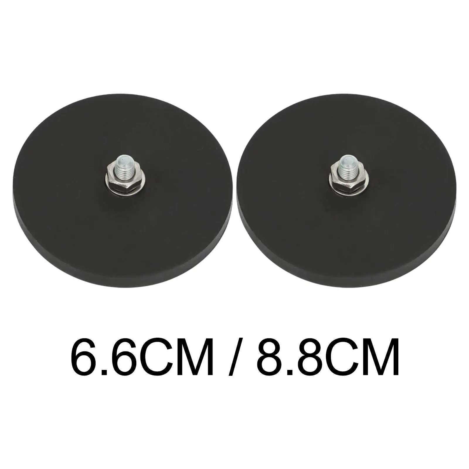 2 Pieces Magnet Mount Holder Work Light Mounting Brackets for Roof Flashlight
