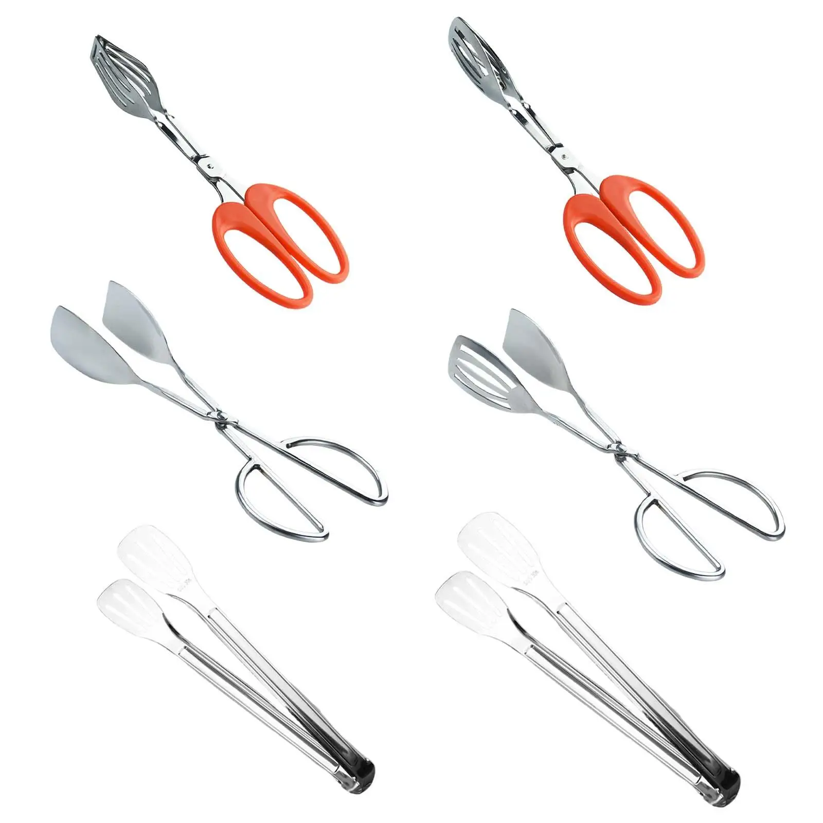 Kitchen Tongs Buffet Party Catering Serving Tongs Steak Clamps Household Cooking Tongs for Baking BBQ Grilling Barbecue Frying