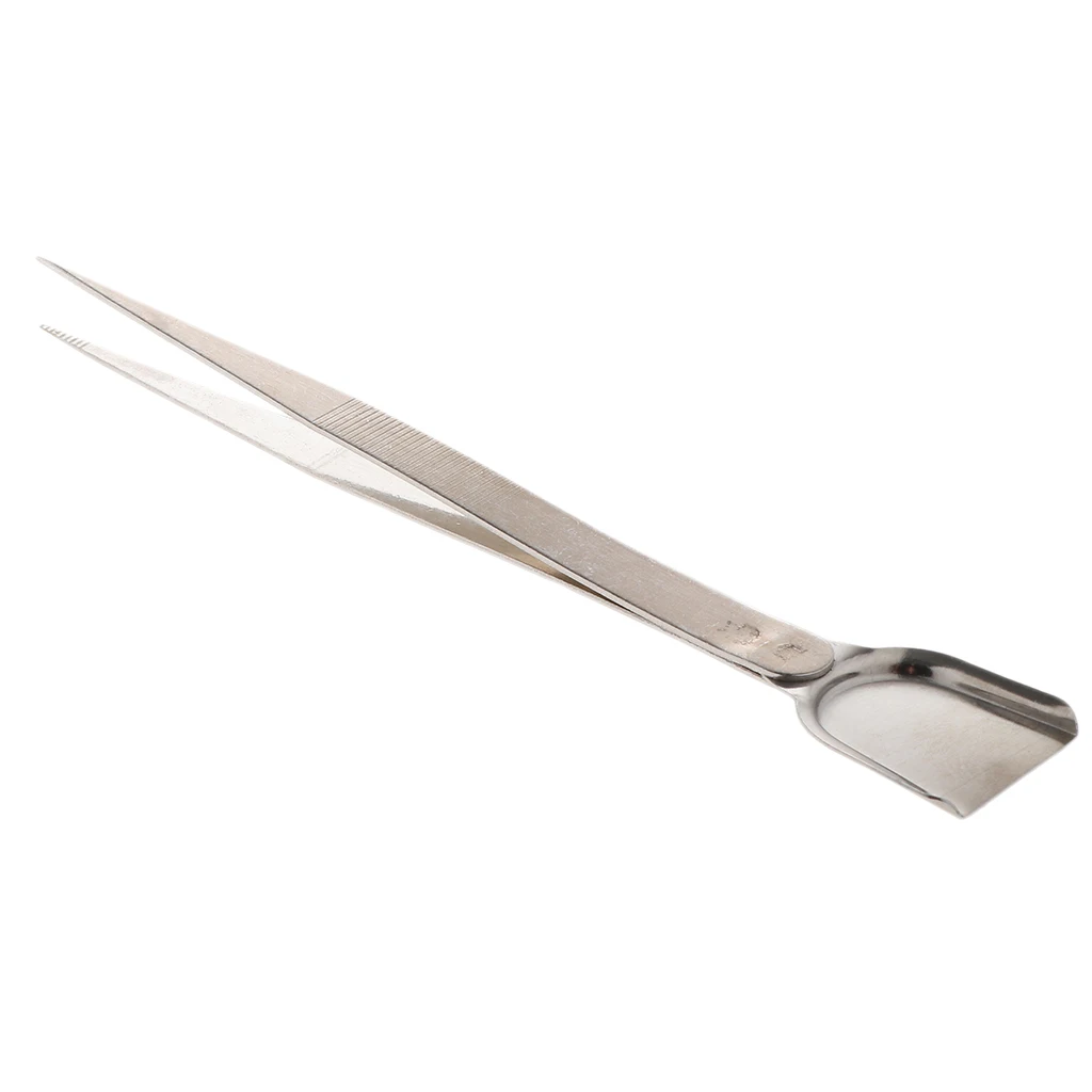 Diamond Tweezers with Shovel for Beadwork Gemologist Sorting Tool Shovel