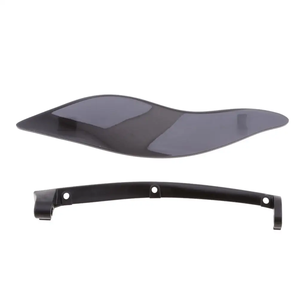 Black Upper Outer Fairing Side Air Deflectors For Touring 14-17