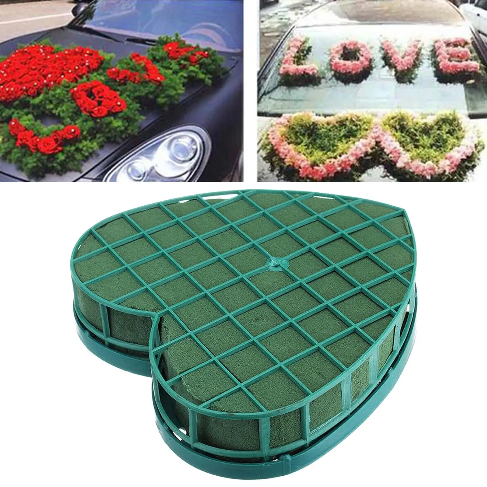 Heart Shaped Floral Foam Artificial Floral Arrangements Foams Base for Decor