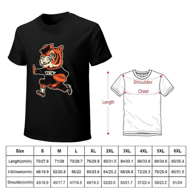 Cincinnati Bengals Year of the Tiger T-Shirt cute tops Blouse black t-shirts  for men - AliExpress