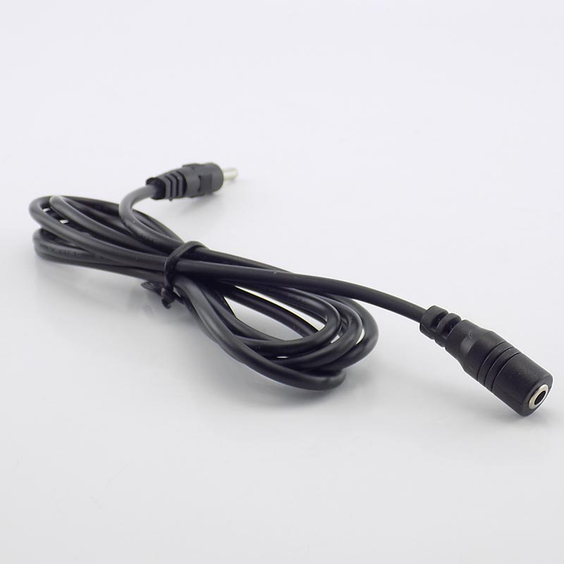 1/1.5/3/5 Meter Male Female DC Power Cable Extension 5V 2A Power Cord Adapter 3.5mm x 1.35mm Connector for CCTV Security Camera