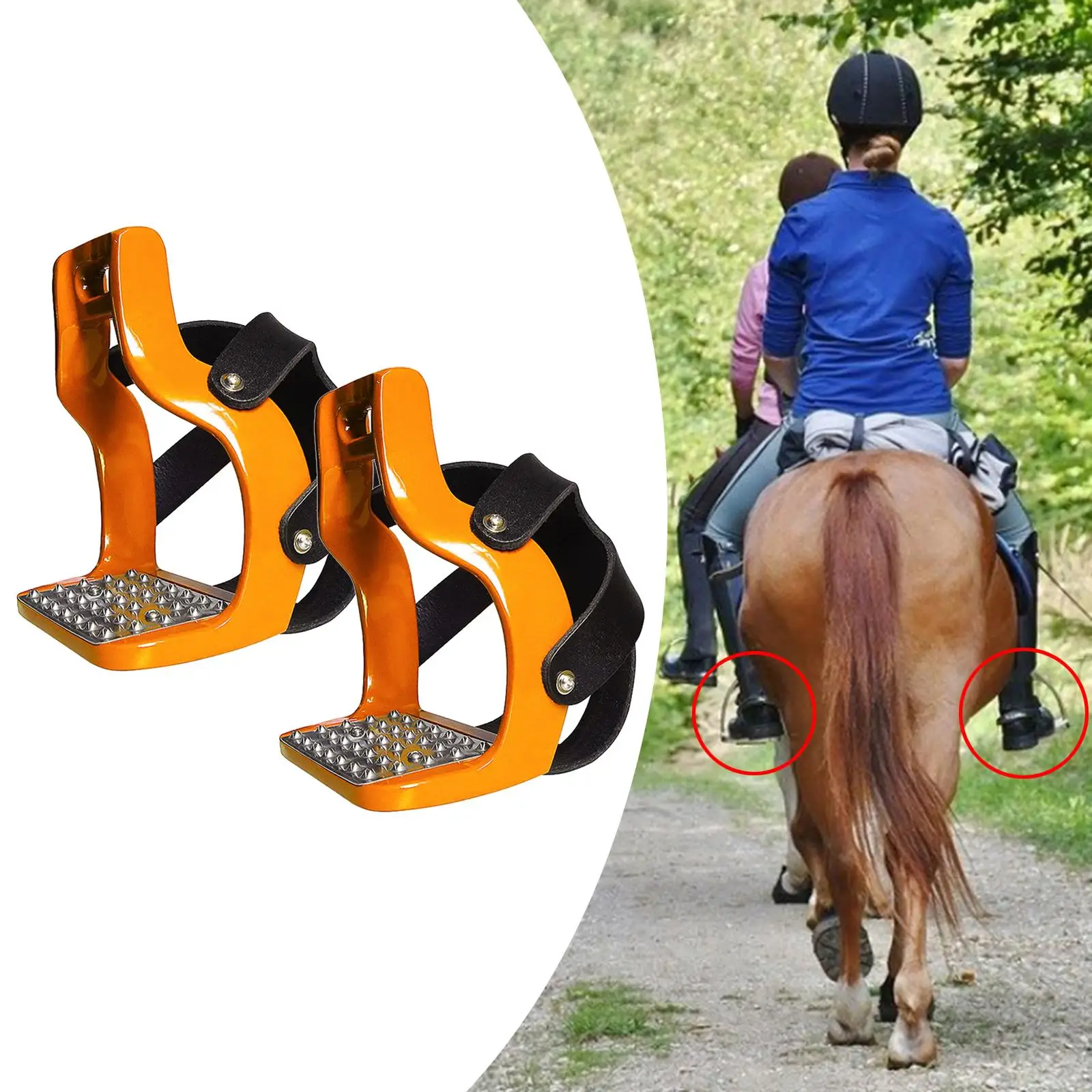  Premium  Saddle Lightweight Safety Horse Saddle Riding  Hand-Polished Horse Die-Cast Aluminum 