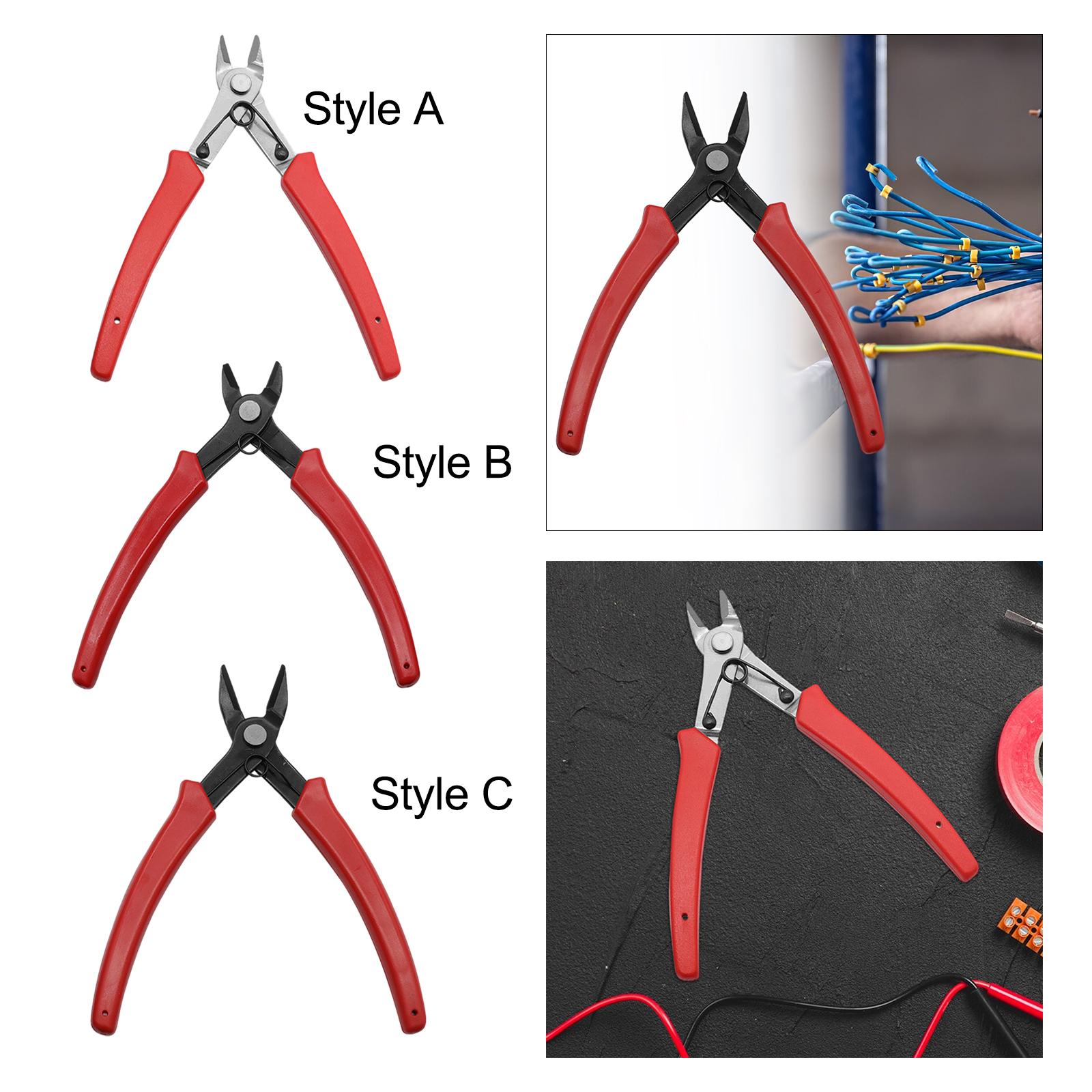 Diagonal Cutters Multipurpose Multifunctional Scissors Angled Head Wire Cutters for Cutting Heating Wire Electrician Work