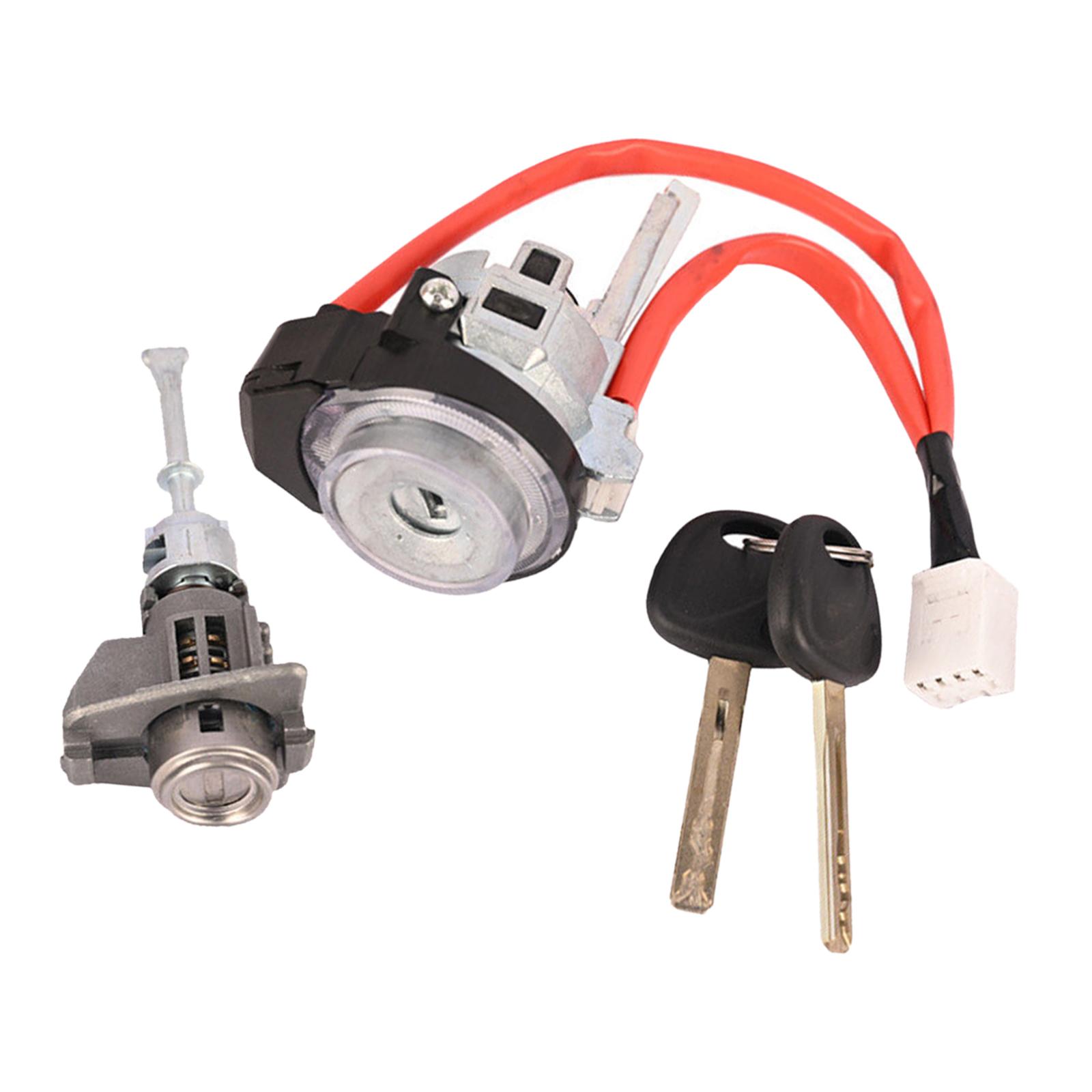 Full Door Lock Cylinder Ignition Switch 4 Line DK373 for Kia Sportage Durable Easy to Install Accessories Professional