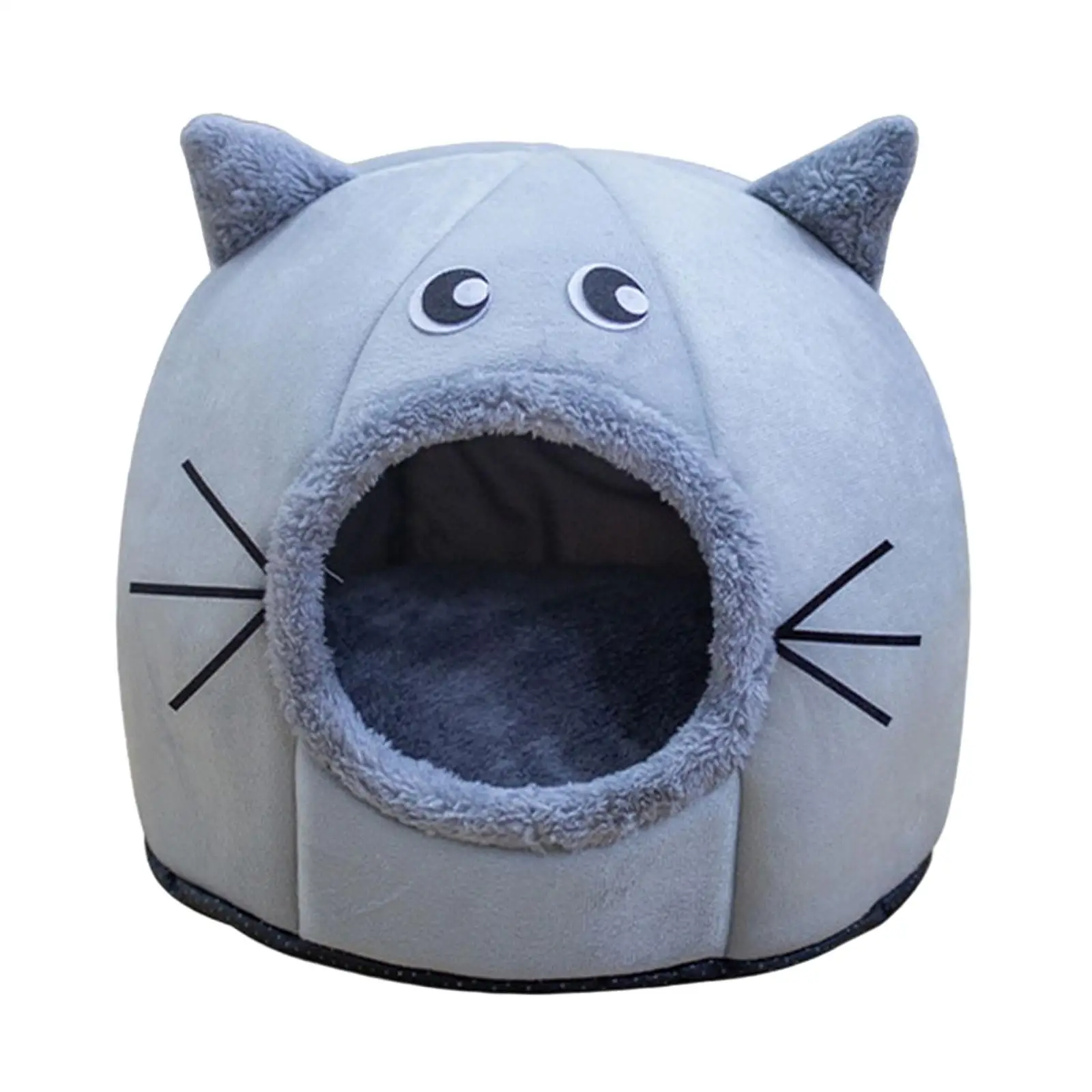 Pet Bed Semi Enclosed Cat Nest Sleeping Bed for Kittens or Small Dogs