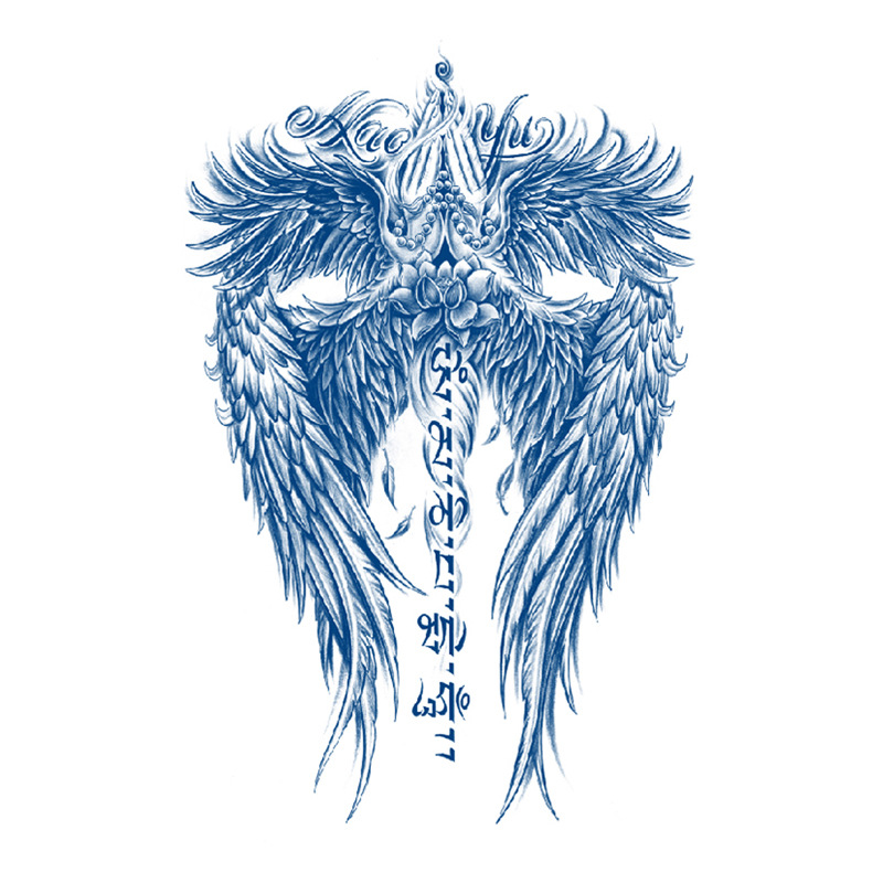 Tatuaje adhesivo a prueba de agua, tatuaje de Animal personalizado que dura 15 días, tatuaje de jugo, pegatina para brazo y pantorrilla, tatuajes temporales, arte corporal_voghion.com