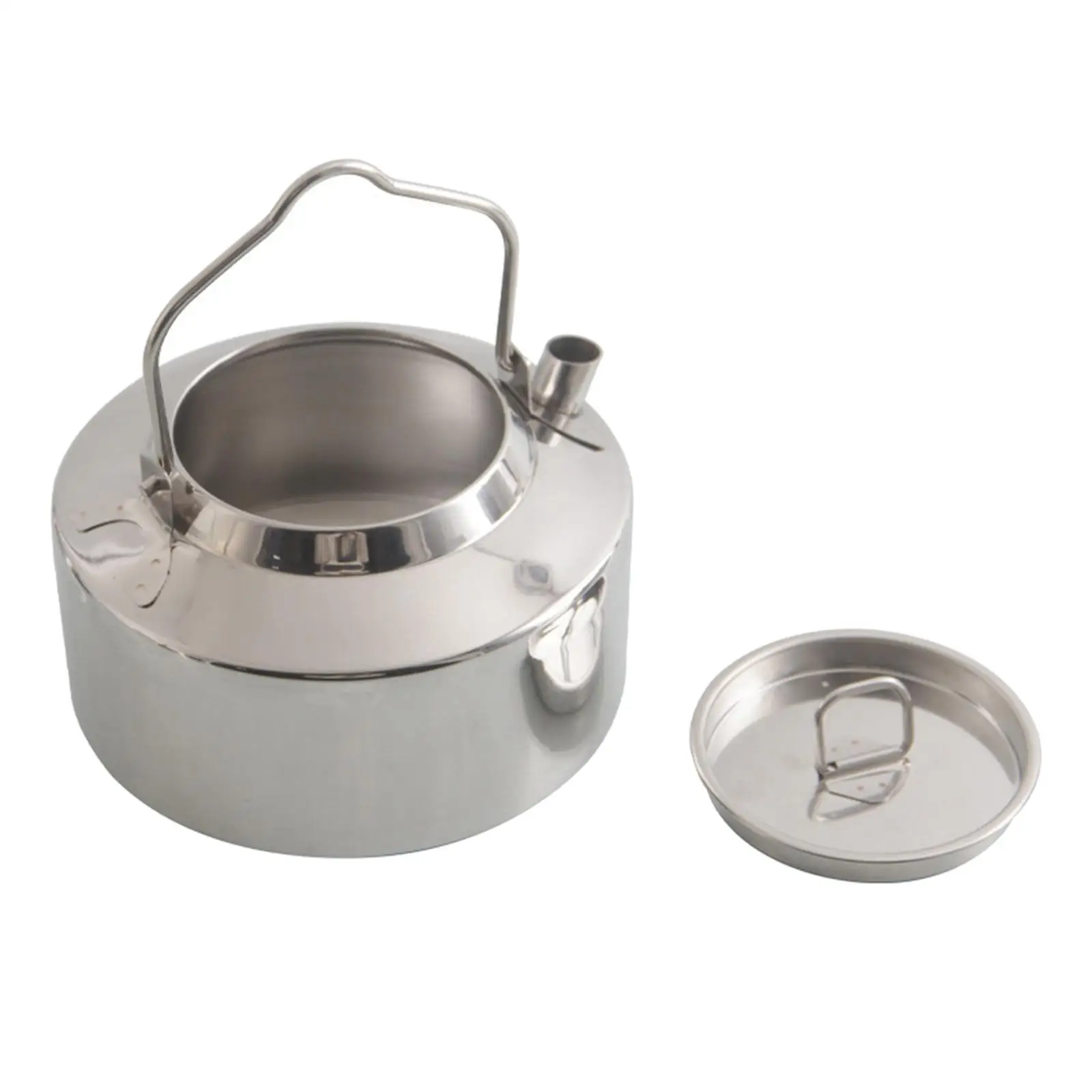 Outdoor Camping Kettle 1.3L Big Capacity Water Kettle Portable for