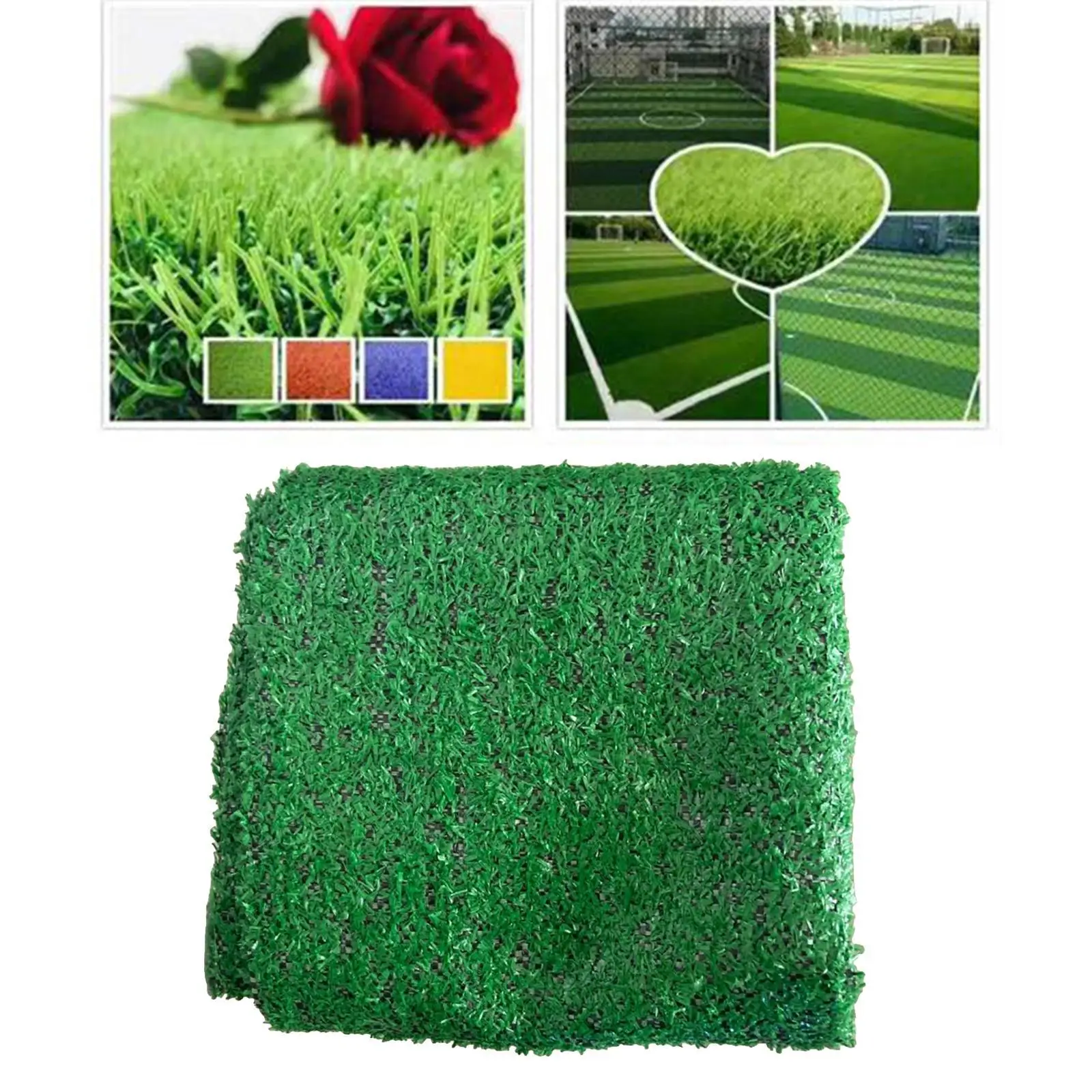 2/1Mx 1M Artificial Grass Turf Synthetic Grass In/ Outdoor Garden