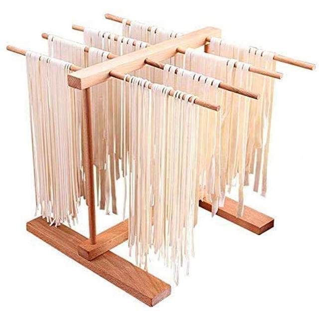 Stendino per noodle, stendibiancheria in legno resistente facile da riporre  per la casa : : Casa e cucina