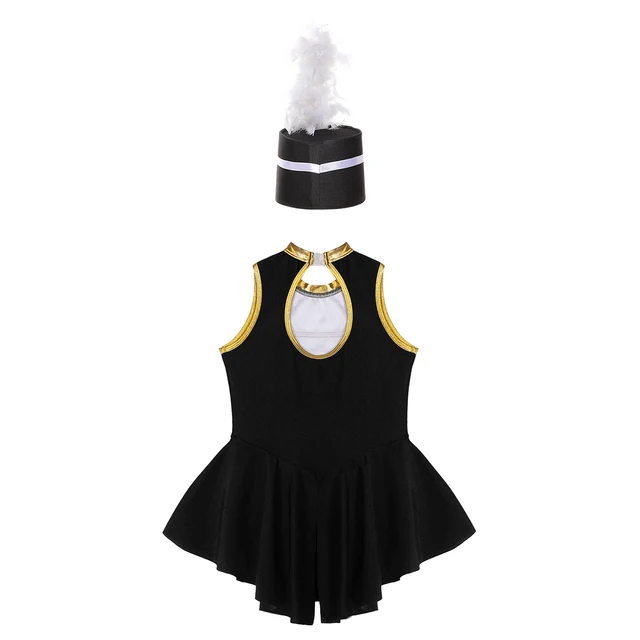 Disfraz de Majorette de Tambor para niños y niñas, uniforme de banda de  marcha, para Halloween, cosplay, 4-5T