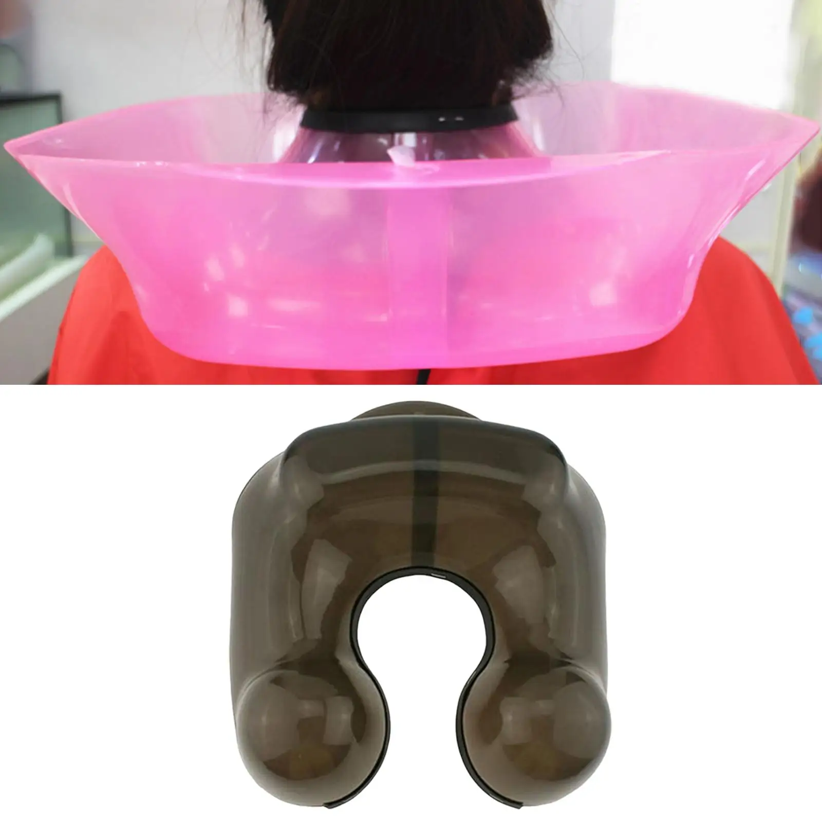 Salon Hairdressing Neck Tray Perm Hair Dyeing Perming Cistern for Barber