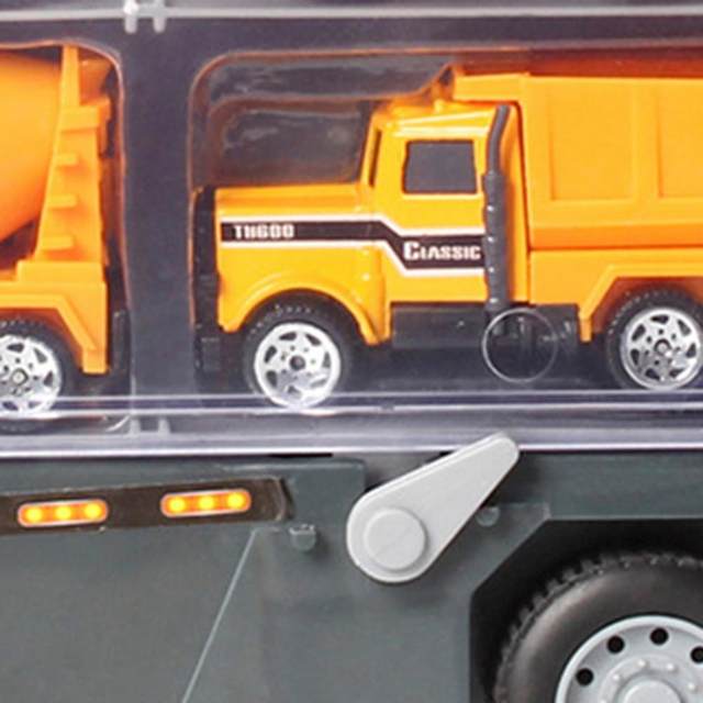 1 conjunto de grandes brinquedos de carro de engenharia real-olhando  adorável caminhão brinquedo playset transporte portador de carro caminhão  de brinquedo para crianças - AliExpress