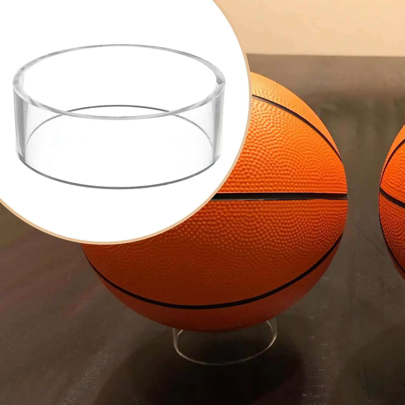 Acrylic Ball Display Holder Rack Pedestal for Basketball Bowling Baseball