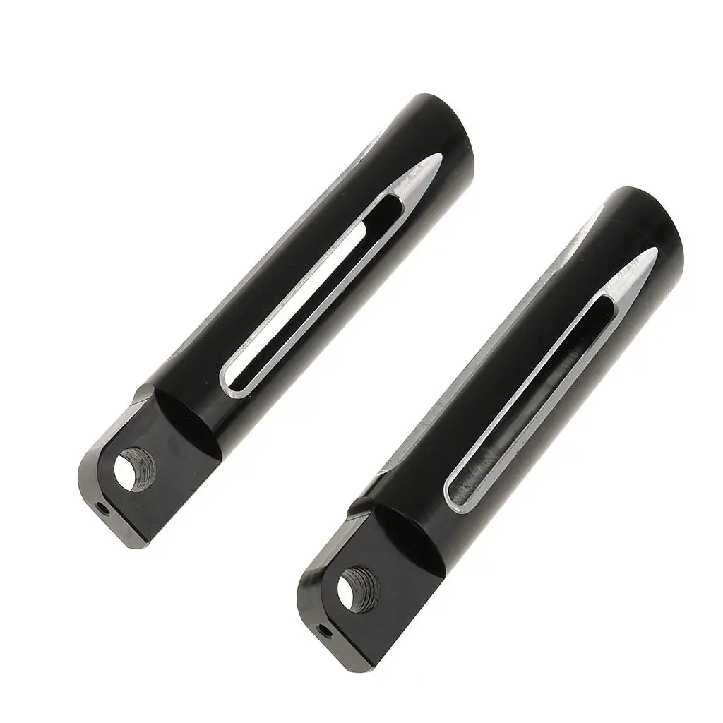 2 Pieces Motorcycle Passenger Aluminum Rear Footpegs Foot Pegs Pedals for  883 XL1200 