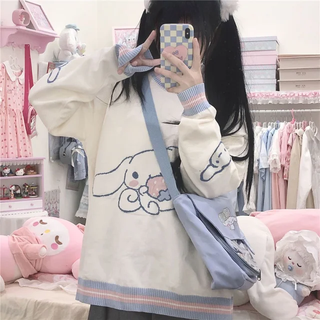 Kawaii Cartoon Cinnamoroll Milk Glas - Kawaii Fashion Shop  Cute Asian  Japanese Harajuku Cute Kawaii Fashion Clothing