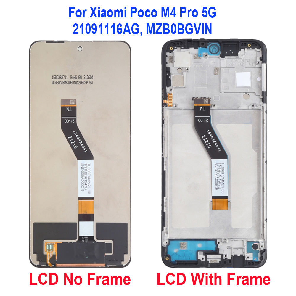 Для Xiaomi Poco M4 Pro 4G 5G LCD MZB0B5VIN 2201117PI 21091116AG MZB0BGVIN  дисплей сенсорный экран дигитайзер в сборе | AliExpress