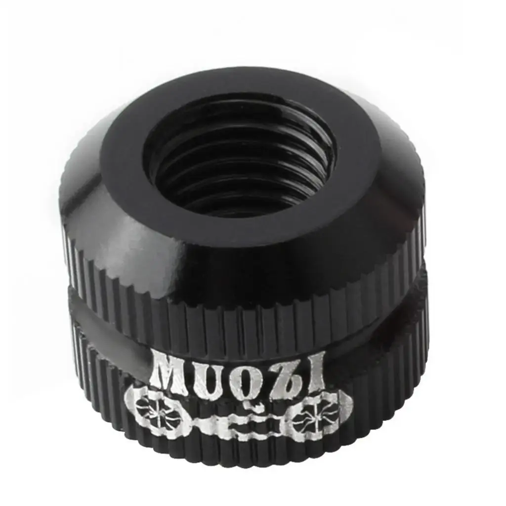 2 Vacuum Tire Law Mouth Nut  Tire Inner Tube Caps Black