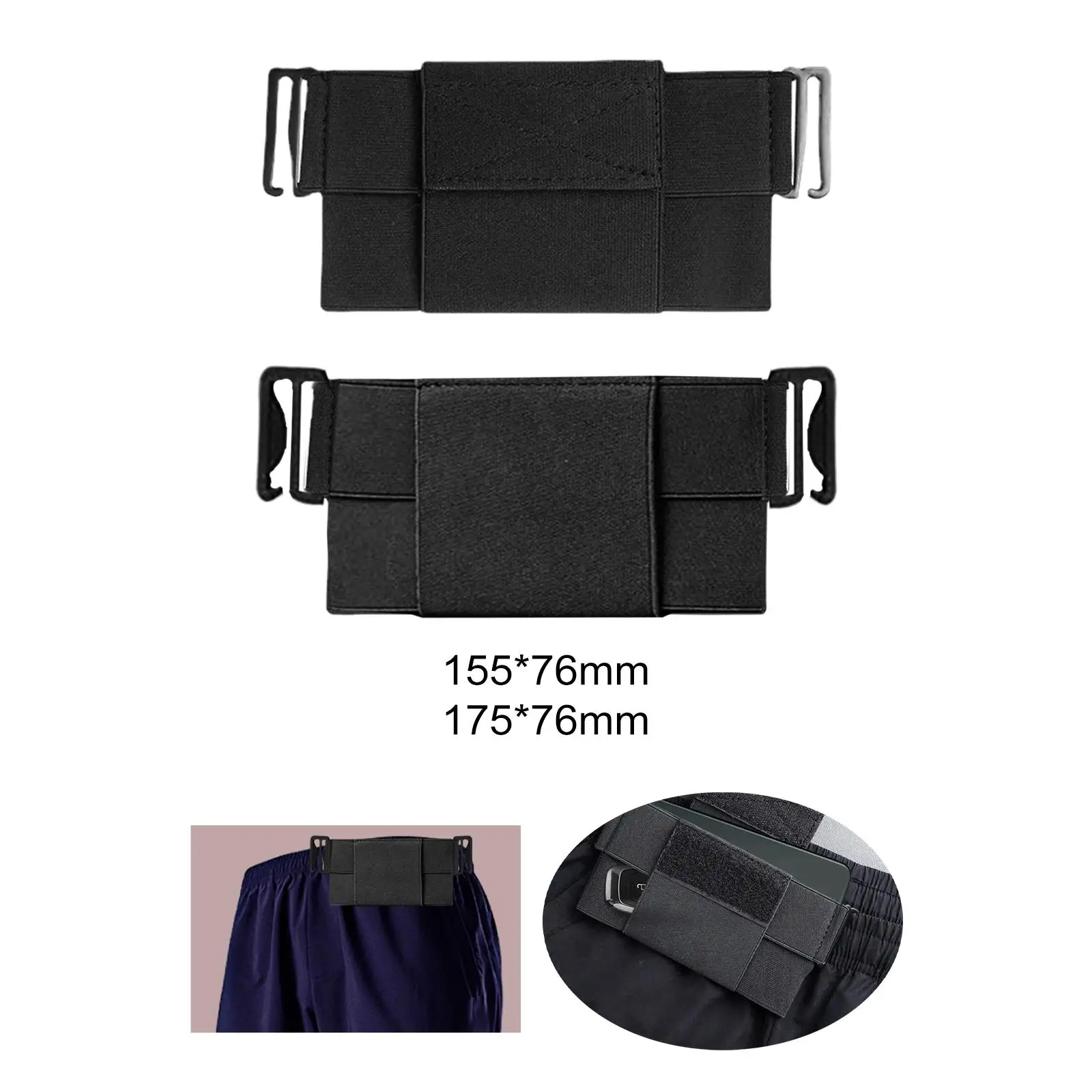 Invisible Wallet Waist Bag Universal Compact Card Storage Bag for Men Women