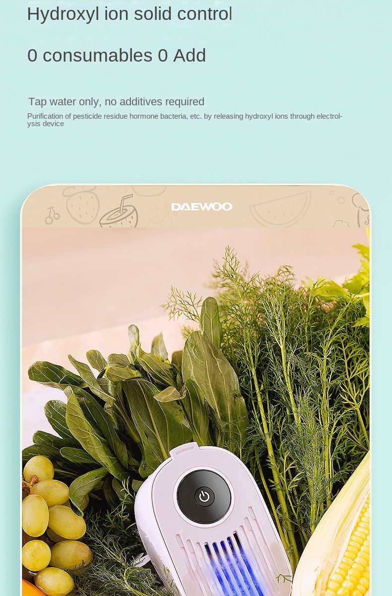 Fruit and vegetable purifier