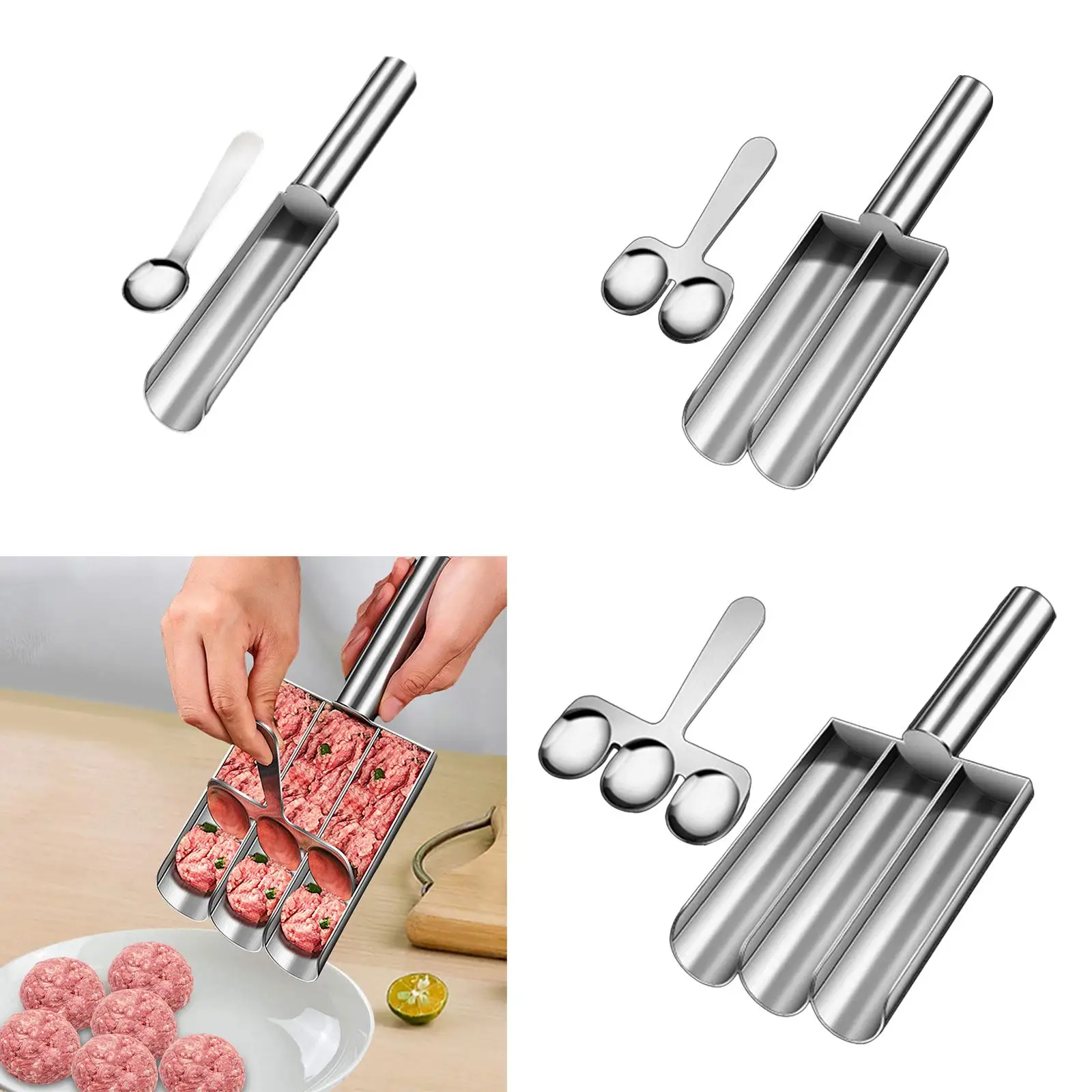 Stainless Steel Meatball Maker for Beef Meat Ball Balls Cooking
