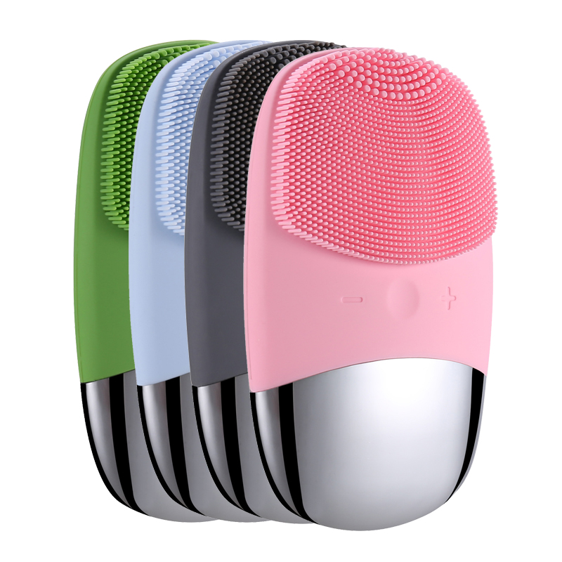 Best of Manual Electric Facial Cleansing Brush Silicone Sonic Face Cleaner Deep Pore Cleaning Skin Massager Face Cleansing Brush Device Reviews & Tips