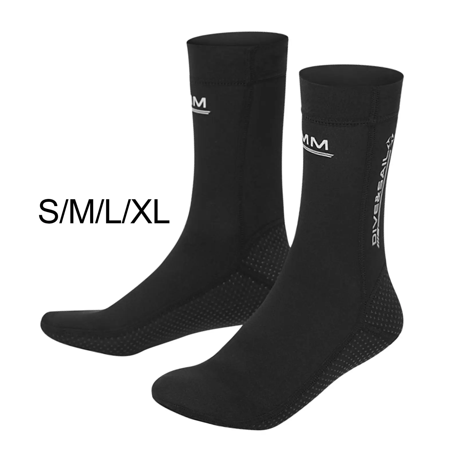 Diving Socks Thermal Anti Slip Beach Boots Sand Proof Water Resistant for Swimming Snorkeling Sailing Kayaking Unisex Adult